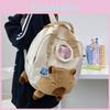 Nylon Capybara Cute Student Backpack Embroidered Multifunctional Kids Storage