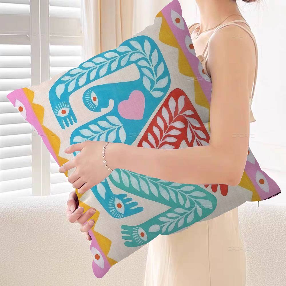 Ancient Egypt Tiger Leopard Personalized Picture Text Home Decorative Pillows Household Gifts 45x45cm