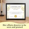 Certificate of Appreciation -25pcs, Certificates of Recognition, Thank You Gifts Certificates for Employees, Staff, Teachers, Volunteers, 8×10 Inch