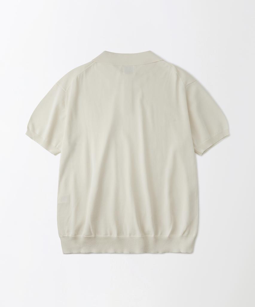 OUTSTANDING Hs Knit Collar Shirt_Ivory