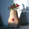 Кошки Цветочные горшки Силиконовые формы Животное Ваза Отливки Формы DIY Цементы Смолы Формы Милый Медведь Суккуленты Глиняные формы