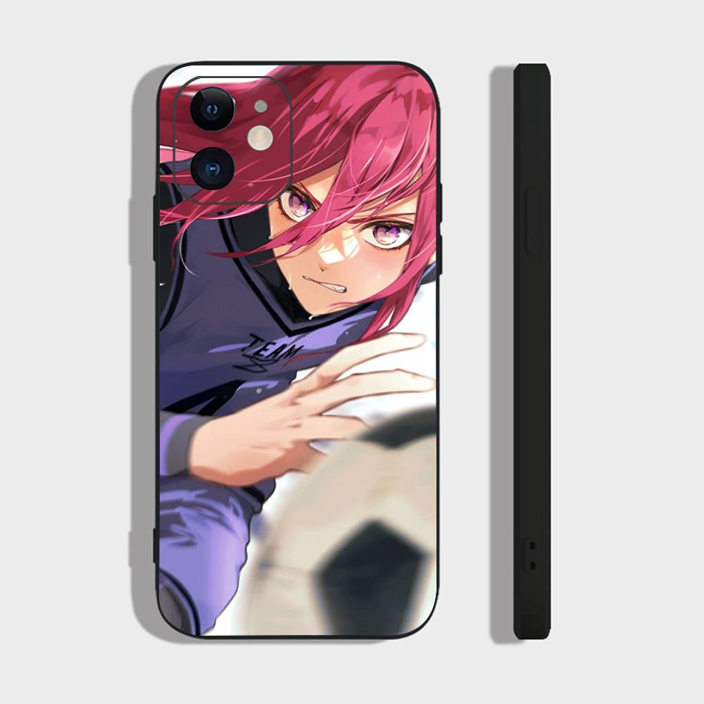 Чехол для телефона Chigiri Hyoma Manga BLUE LOCK Для IPhone 17 Air 16 15 14 13 Pro Max 11 12 Черный Силиконовый Чехол