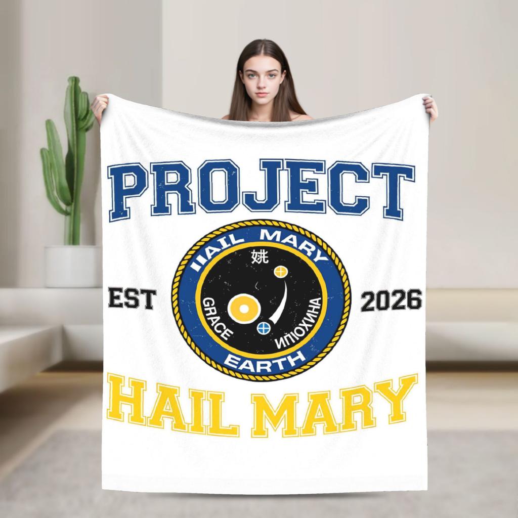 Ryland Grace Project Hail Mary Fan Concept Art Blankets Cozy Throw Blanket Spring Adults Girls Outdoor Picnic Bedspread