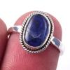 Кольцо из чистого серебра 925 пробы с натуральным кианитом, размер 6 e4t01