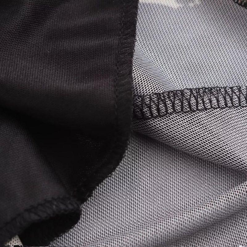 Kaslead New Arrival Women's Clothing Fashion Style Fashion Minimalist Flare Sleeve Silm Print Long Dress