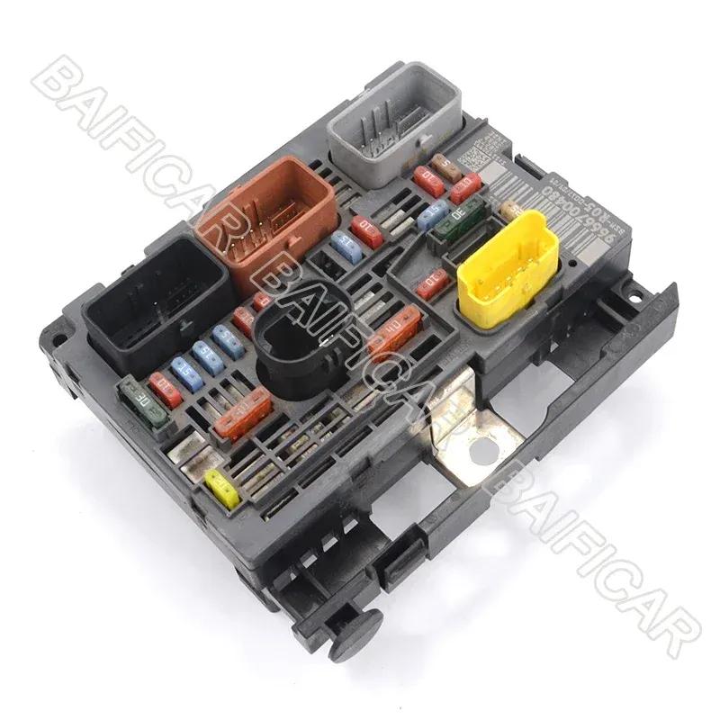 Used Genuine Bonnet Fuse Box Unit Assembly Controller BSM R05 9666700480 9664706280 For Peugeot 307 308 408 Citroen C4 Berlingo