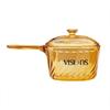 Corning VISIONS Amber Glass Pot with Handle