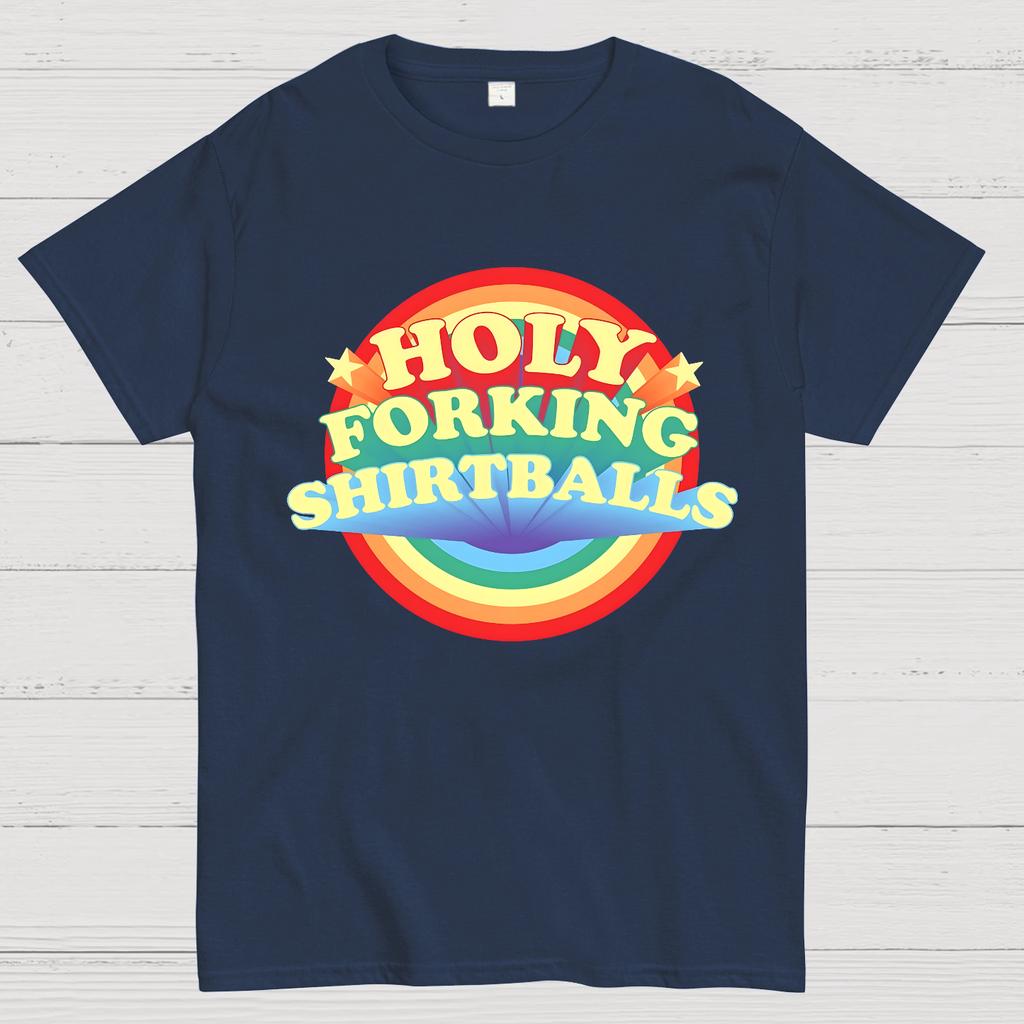 The Good Shirt Holy Forking Shirtballs Cotton Summer Casual Cool Loose T-Shirt