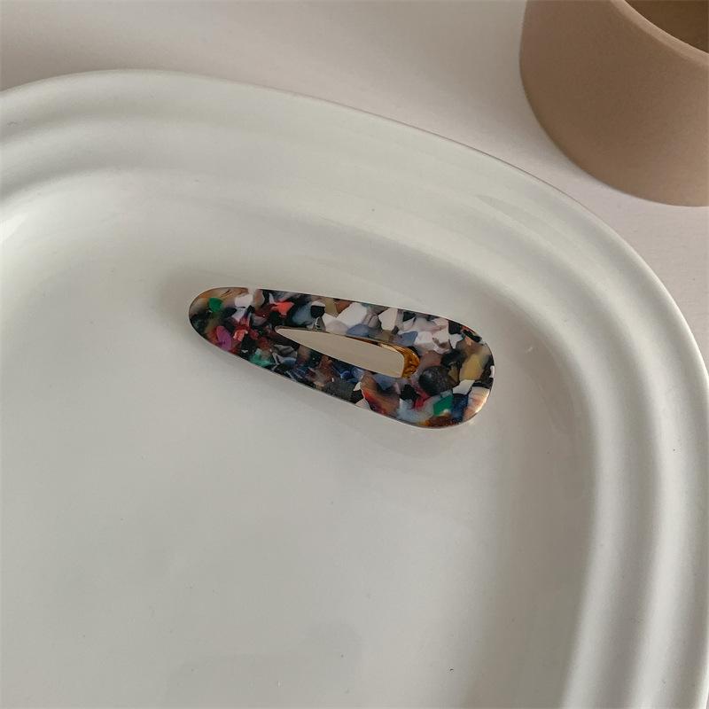 Французская ретро-заколка для волос «утконос» из ацетата — аксессуар для головного убора с челкой в корейском стиле