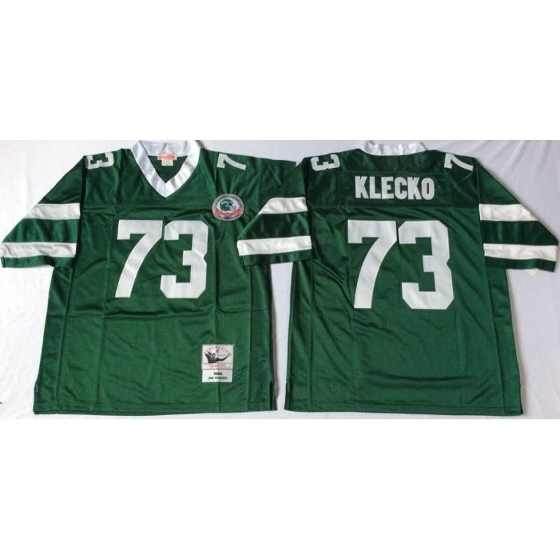 Mens Retro NFL New York Jets Jersey 12 Football Training Uniform Cotton Sportswear Gym Running Outdoor Activities