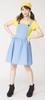 Костюм для косплея девушки Clearstone Yellow Cap, набор: шляпа, топ, платье-комбинезон