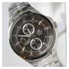 Casio Серия EDIFICE Классические Модные Часы с Черной Рамкой с IP-Покрытием Кварцевый Механизм Стальной Ремешок Японские и Корейские Часы Мужские Часы EF-326D-5AV