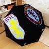 Aston Villa Fc Crest Automatic Folding Umbrella - 8-Rib Travel Umbrella with Auto Open/Close & Portable Gifts for Holidays or Birthdays
