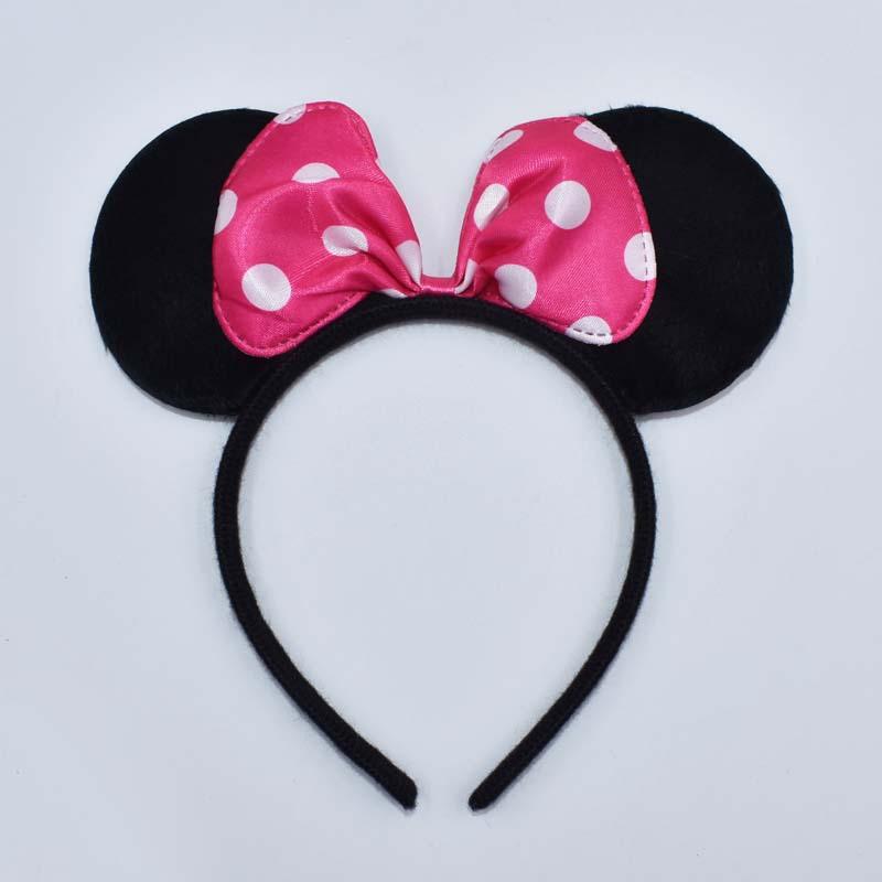 Cute Bow Mouse Ear Headbands for Girls Cartoon Hair Accessories with Lovely Design