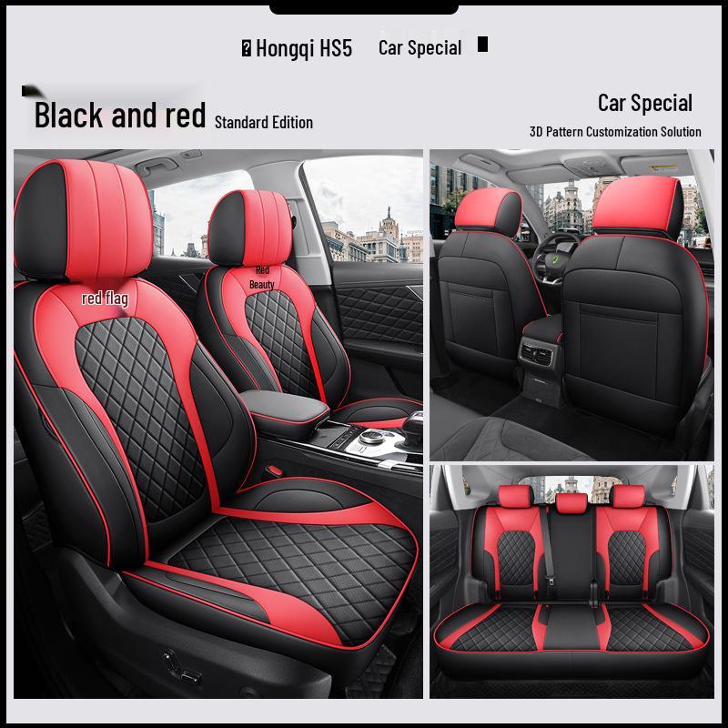Hongqi HS5 5-Seat SUV Leather Seat Covers - All-Season, Full Surround Design, Original Fit