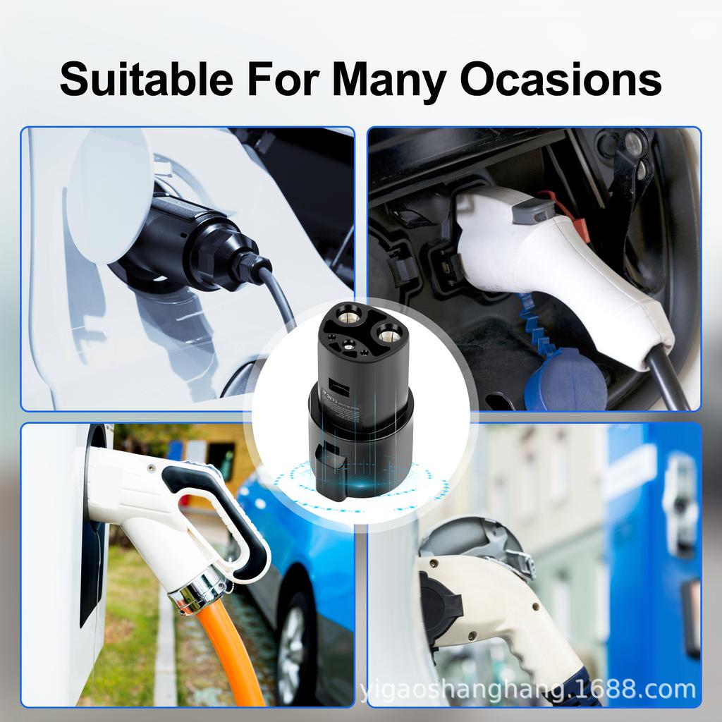 Для Tesla EV зарядное устройство адаптер для зарядки электромобиля разъем для Tesla Model XY 3 S SAE J1772 Type 1 к адаптеру для Tesla EVSE