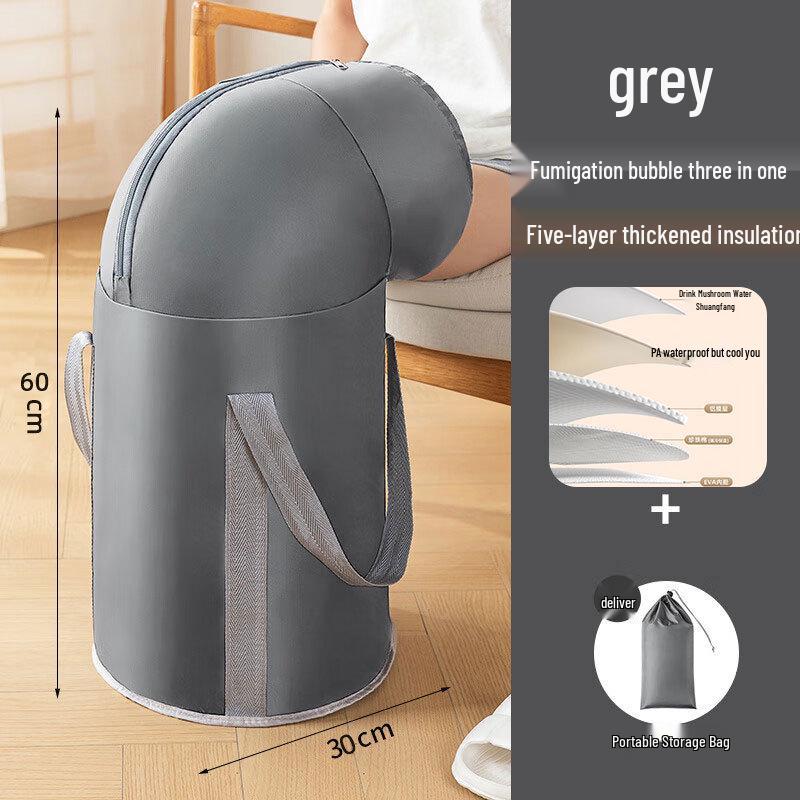 Утолщенная портативная термоизолированная ванночка для ног: Складная, глубокая, удобная для путешествий ванночка для ног для взрослых.