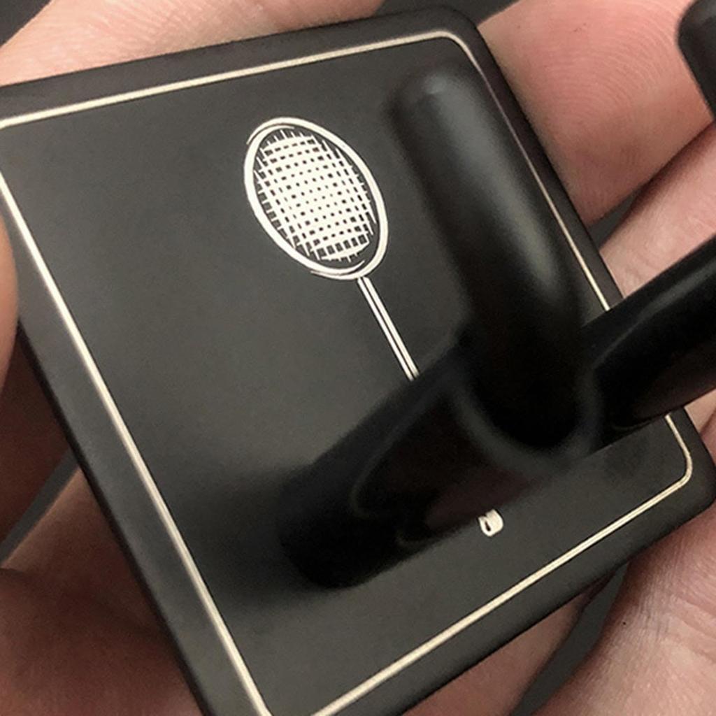 2 шт. настенная стойка для ракеток металлический крючок для подвешивания теннисной ракетки держатель вертикальный дисплей держатель для гаража тренажерный зал тренировки