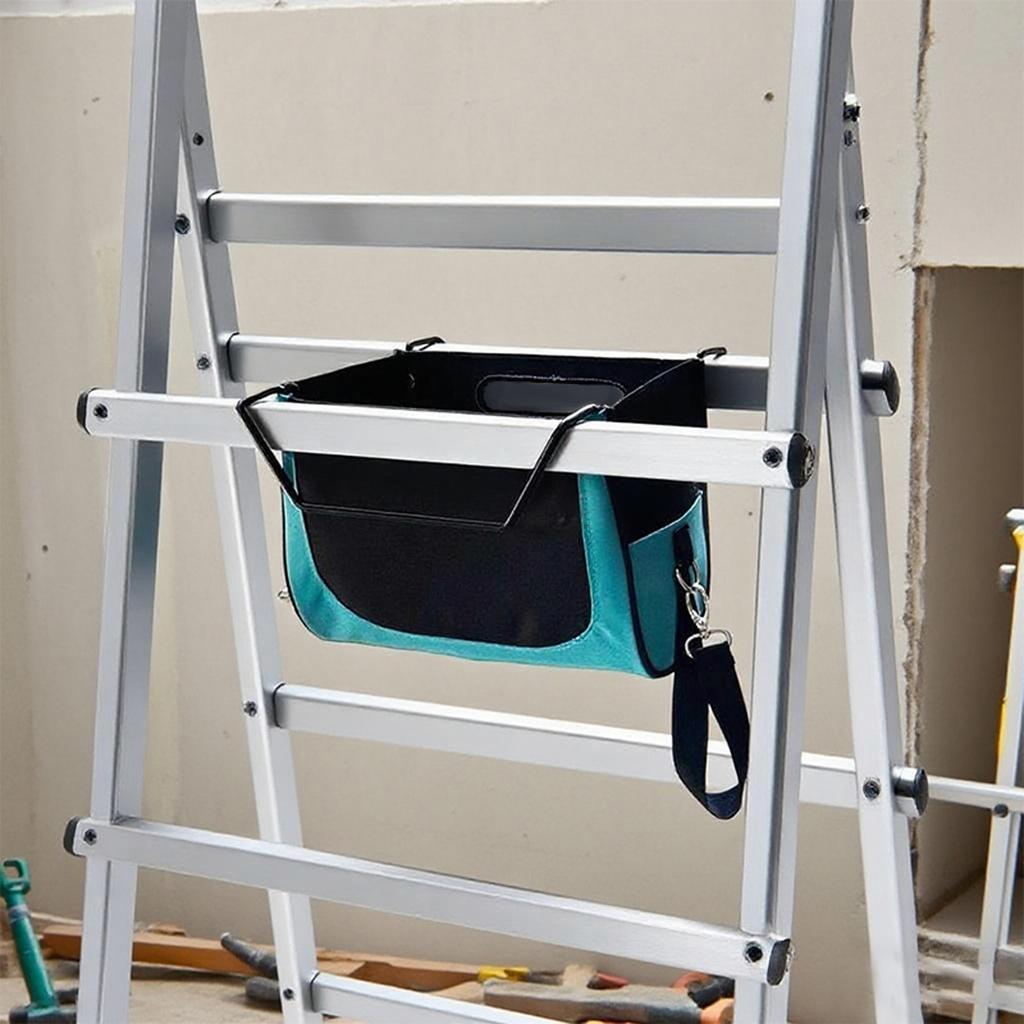 Portable Ladders Pouch Elastic Storage Bag Large Capacity Oxford Cloth Organizer Bag for Ladder Tool Kits Organizer & Storage