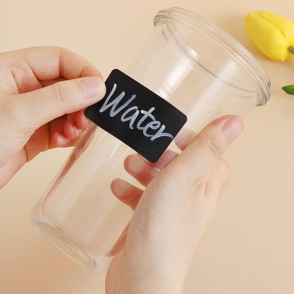 150pcs/roll Waterproof Jam Jar Chalkboard Bottle Tags Blackboard Label Marker Pen Labels Stickers