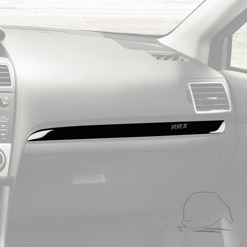 Для Subaru Impreza 2012-2016 Для XV Crosstrek 2013 2014 2015-2017 Пиано Блэк Декоративная наклейка-молдинг на панель приборов автомобиля 2 шт.