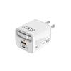 USB+Type C USB Сетевое зарядное устройство 65 Вт Зарядное устройство с выдвижным кабелем для телефонов, планшетов и ноутбуков