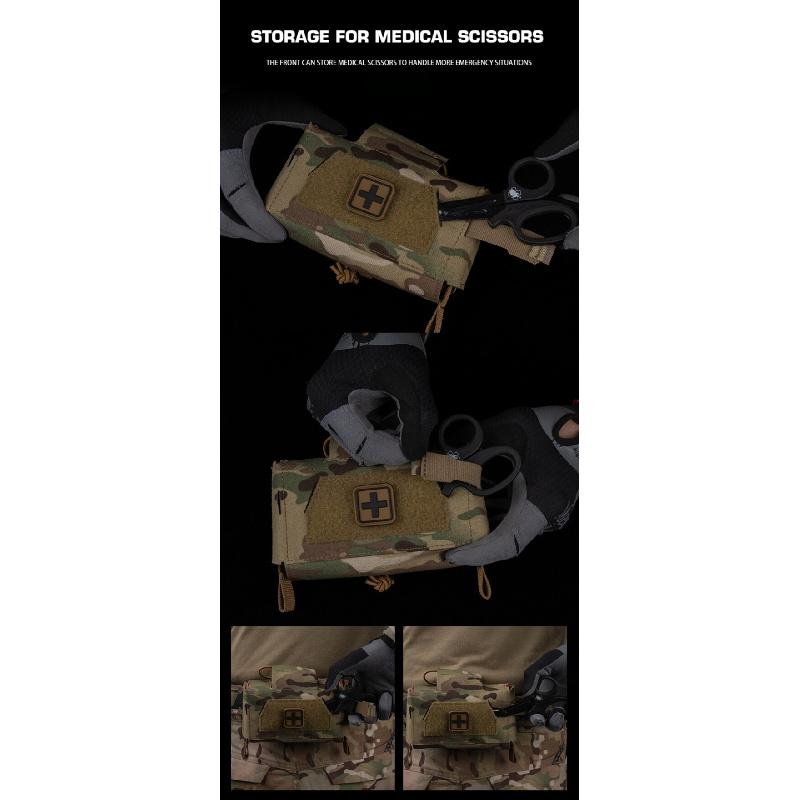 Compact Trauma Bag V3 GEN3 Style Agilit MD2 IFAK OutdoorTactical Medical First Aid Bag for Hunting Vest Plate Carrier Belt