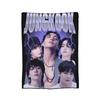 Плед Флисовый J-Jungkook Весна Осень   Многофункциональный Мягкий Плед-Покрывало для Дивана Автомобиля Коврик Кусок