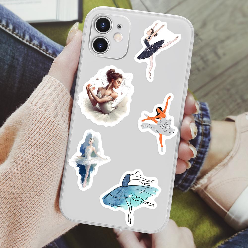 Эстетичные Наклейки для Балета DIY Подарок для Детей Игрушка Водонепроницаемая Наклейка-граффити Для Скрапбукинга Ноутбука Телефона Багажа Бутылки Декоративные