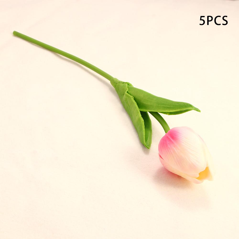 DIY Real Touch Гирлянда Свадебный букет Свадебная комната Искусственные цветы Тюльпан Искусственное растение Тюльпаны