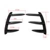 1Pair Car Black Carbon Pattern Rear Bumper Splitter Spoilers Canard for Mercedes Benz W176 A200 A250 A260 A45 AMG Car Styling
