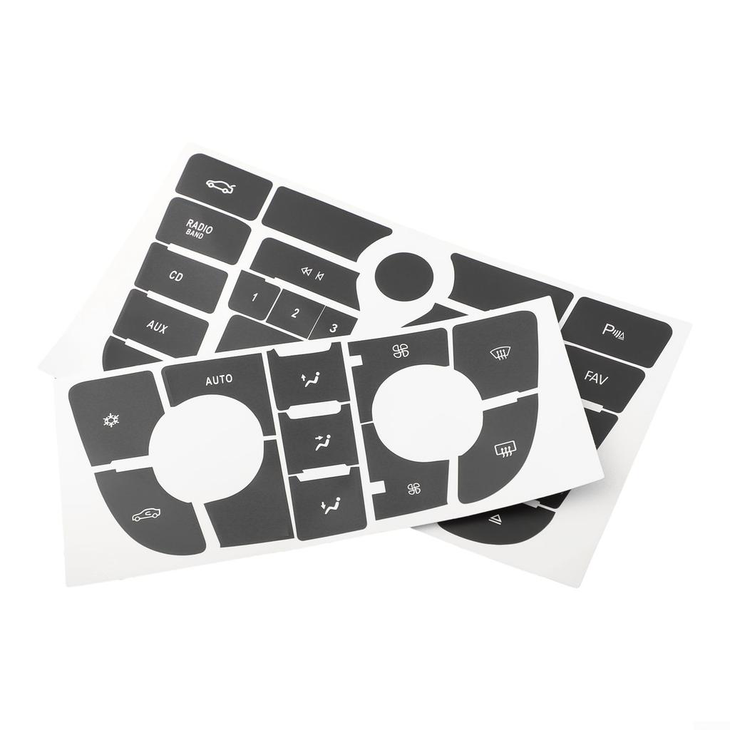 Черный ПВХ на приборной панели автомобиля, компакт-диск, радио, аудиокнопка, набор наклеек для OPEL ASTRA J