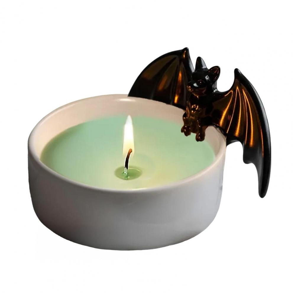 Halloween Candle Stand Spider Candle Holder Spooky Halloween Resin Candle Holder with Ghost Spider Candlestick Holder Spooky Dec