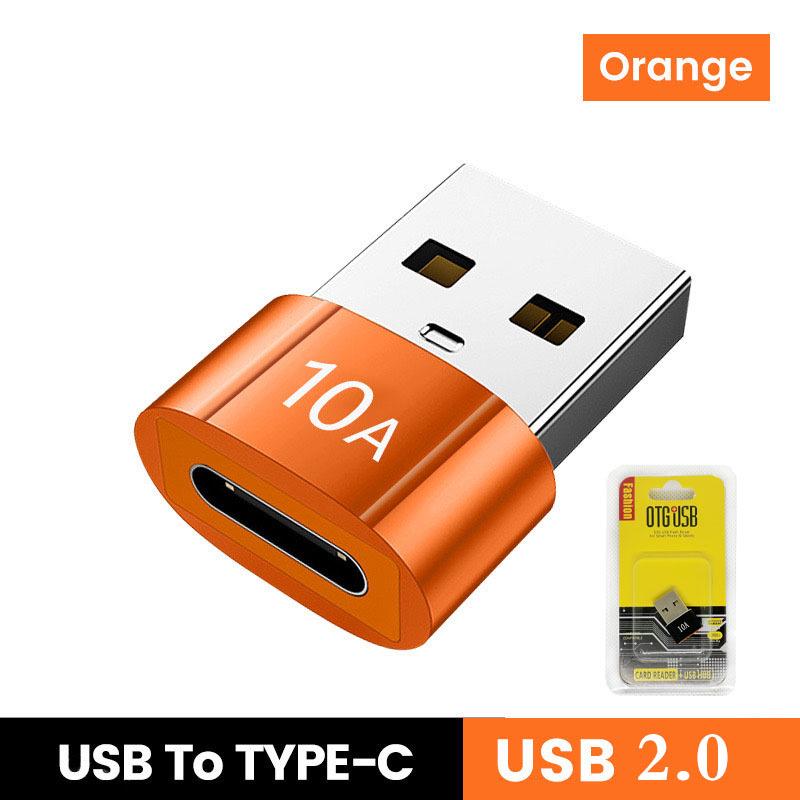 Адаптер USB на Type-C OTG для зарядки, передачи данных и аудио - Совместим с Apple 15, Huawei, OPPO
