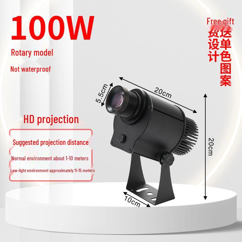 Водонепроницаемый наружный проекционный прожектор с логотипом для рекламы