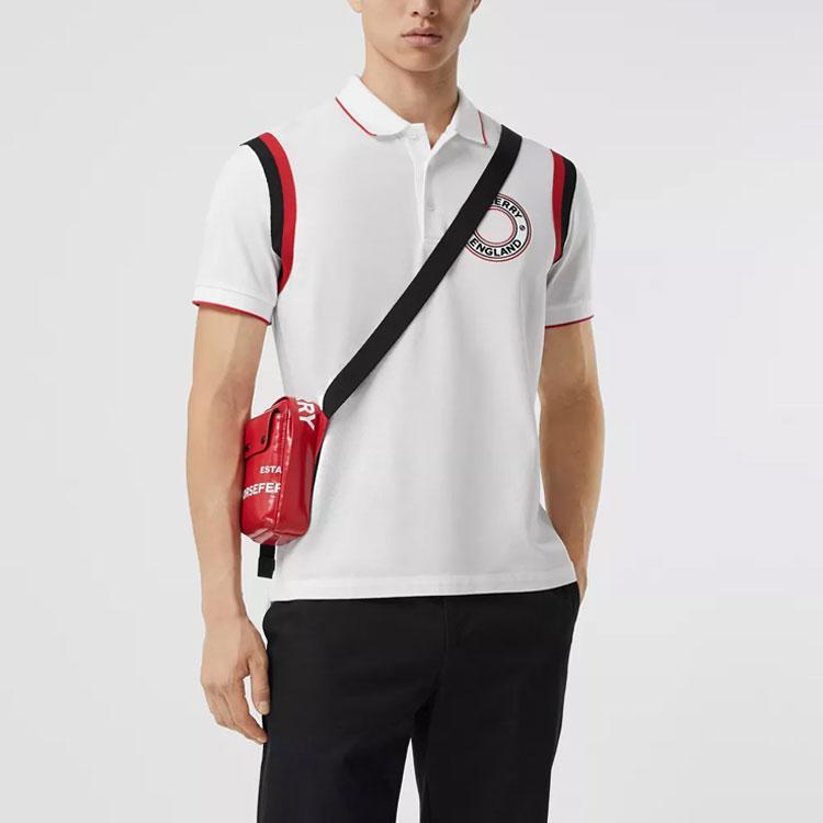 Burberry Мужская футболка-поло Белая 80370491