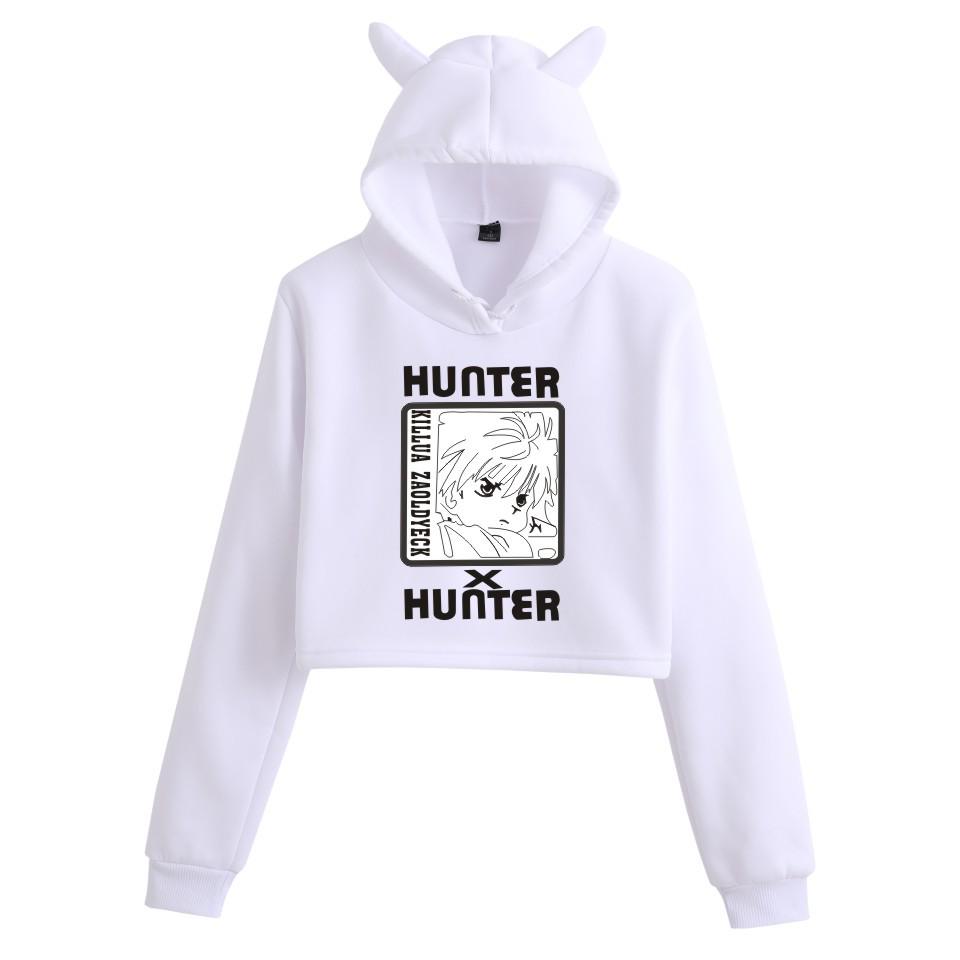 Женская толстовка с капюшоном и длинным рукавом Hunter x Hunter - Аниме-мультяшный дизайн для осени
