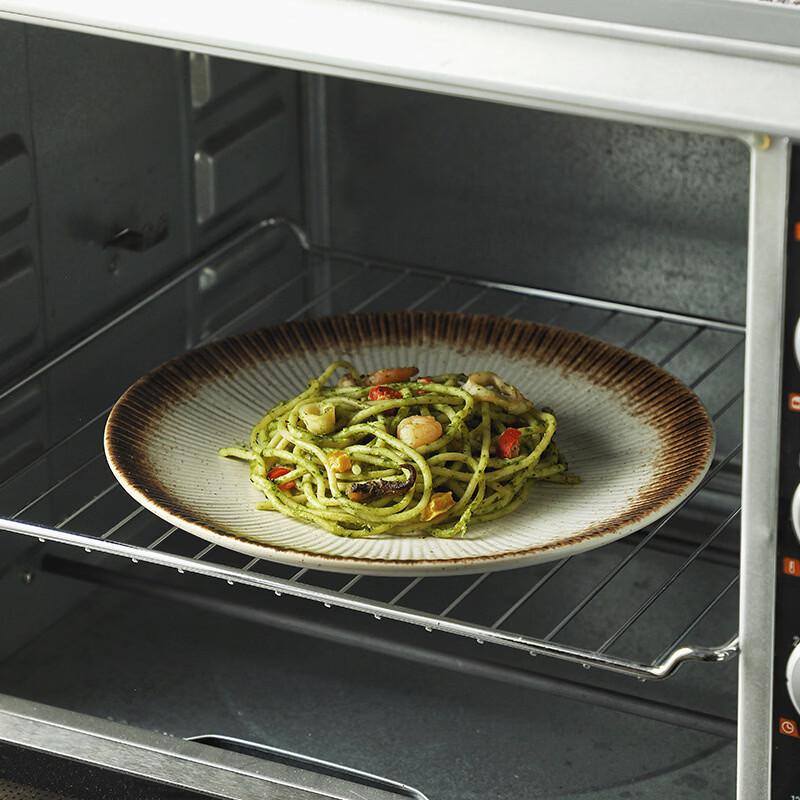 ZISIZ Japanese Style Ceramic Round Plate