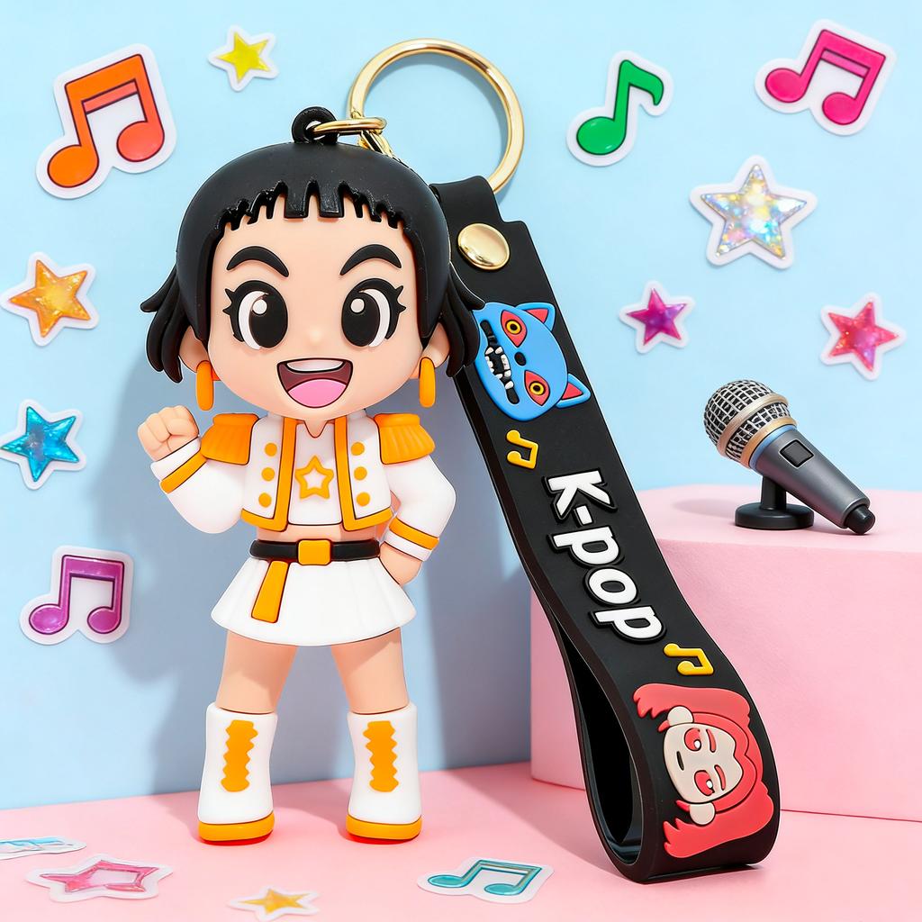 Новый Стиль KPOP Охотники на Демонов Очаровательные Мультяшные Брелоки Подвески для Сумки Праздничные Подарки для Фанатов и Подарки Прочные Долговечные