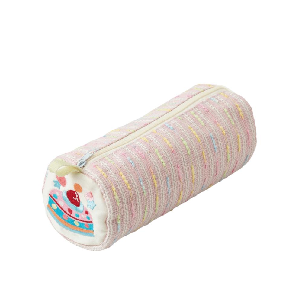 Floral Pattern Pencil Bag Soft Material Stationery Bag Sweet Cartoon Pencil Case Back to School