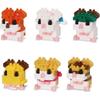 Kawada Nano Block Мини Нано Тоттоко Хамутаро Том 2 Набор из 6 Штук Коллекционные Конструкторы