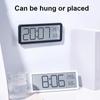 Настенный декор Большие цифровые настенные часы Электронный настенный ЖК-дисплей Многофункциональный индикатор температуры и влажности Украшение для дома