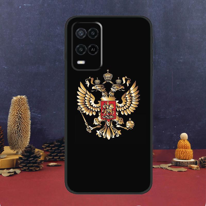 Russia Russian Flag For OPPO A54S A74 A94 A58 A78 A98 A16 A76 A96 A15 A17 A77 A5 A9 A52 A72 A79 A53S A57S Case