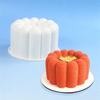 2pcs Flower Petal Chocolate Baking Mould Food Grade Silicone Mousse Cake Molds for Family Gatherings and Celebration