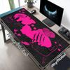 Розовый Кот XL Игровой Коврик для Мыши Нескользящая Резиновая Основа Прошитый Край Водонепроницаемый Коврик для Стола Для ПК Ноутбука Геймера Офиса Компьютерные Аксессуары C929136