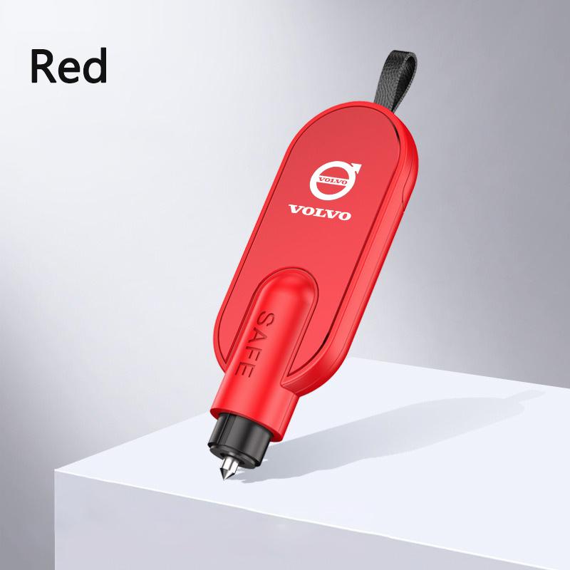 Portable Mini Safety Hammer Car Window Breaker Accessories For Volvo Rdesign XC60 XC90 V40 V60 S60 V50 V90 S80 C40 XC40 V70 XC70