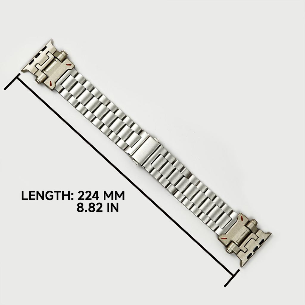 Metal+Stainless Steel Strap For Apple Watch Ultra 3/2/1 49mm Bracelet For Apple Watch Band 11 10 9 8 7 6 5 SE 42/45/46/49mm Band