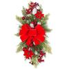 Christmas Staircase Wreath Floor Hanging Bow Pendant Decoration Christmas Nordic Home Style