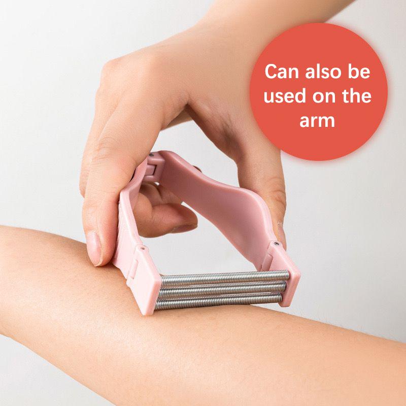 3 Colors Facial Hair Remover Safe Handheld Spring Roller Hair Mustache Hair Removal Skin Care Massage Beauty Hair Removal Tool