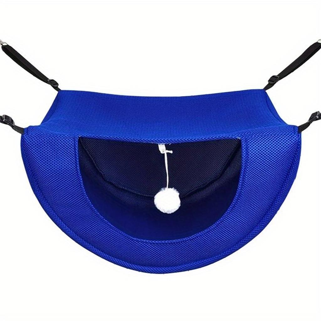 All Breathable Cats Cage , Ventilated Sandwich Mesh Hanging Cats Bed, Comfortable Elevated Pet For Sleeping & Relaxing